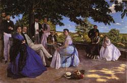 Frederic Bazille Family Reunion Germany oil painting art